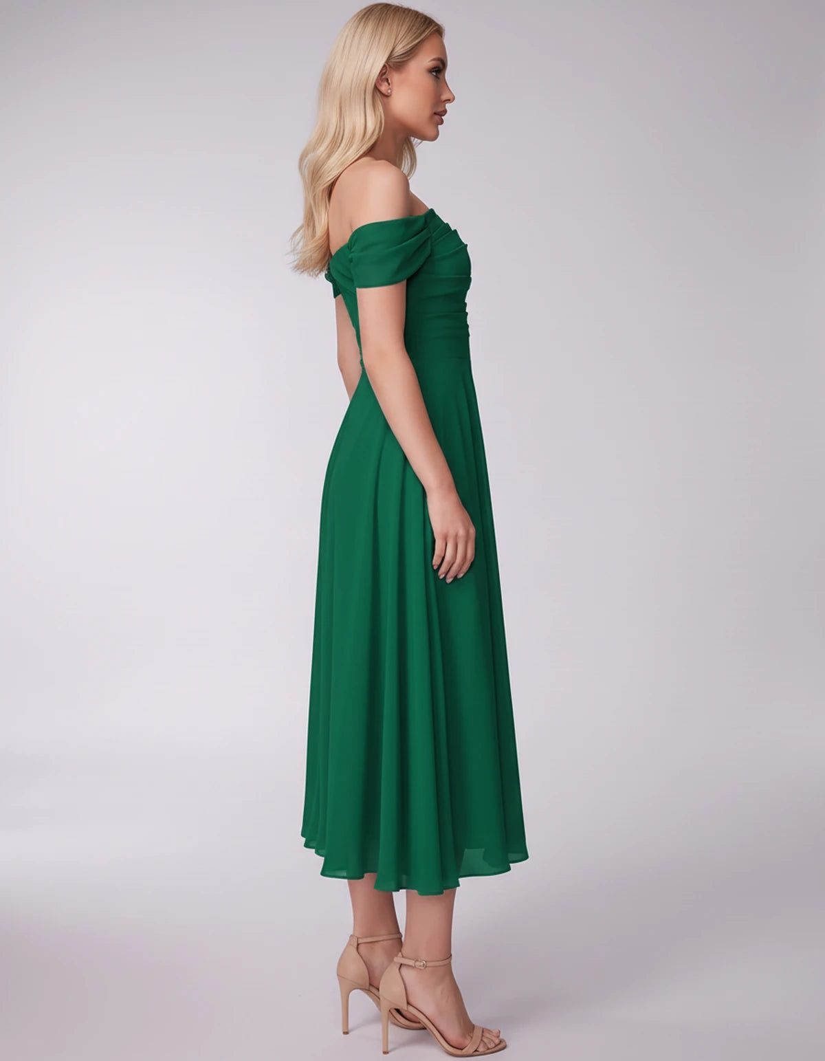 Marisol Midi Dresses — Emerald | SKU: RB-3c3e40-emerald-2,RB-3c3e40-emerald-4,RB-3c3e40-emerald-6,RB-3c3e40-emerald-8,RB-3c3e40-emerald-10,RB-3c3e40-emerald-12,RB-3c3e40-emerald-14,RB-3c3e40-emerald-16,RB-3c3e40-emerald-16W,RB-3c3e40-emerald-18W,RB-3c3e40-emerald-20W,RB-3c3e40-emerald-22W