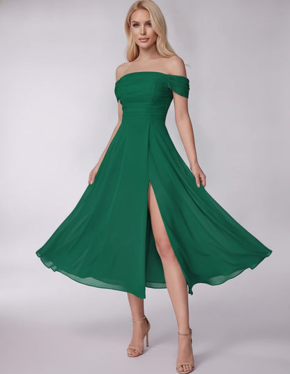 Marisol Midi Dresses — Emerald | SKU: RB-3c3e40-emerald-2,RB-3c3e40-emerald-4,RB-3c3e40-emerald-6,RB-3c3e40-emerald-8,RB-3c3e40-emerald-10,RB-3c3e40-emerald-12,RB-3c3e40-emerald-14,RB-3c3e40-emerald-16,RB-3c3e40-emerald-16W,RB-3c3e40-emerald-18W,RB-3c3e40-emerald-20W,RB-3c3e40-emerald-22W