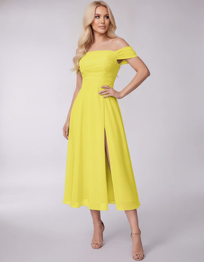 Marisol Midi Dresses — Yellow | SKU: RB-3c3e40-yellow-2,RB-3c3e40-yellow-4,RB-3c3e40-yellow-6,RB-3c3e40-yellow-8,RB-3c3e40-yellow-10,RB-3c3e40-yellow-12,RB-3c3e40-yellow-14,RB-3c3e40-yellow-16,RB-3c3e40-yellow-16W,RB-3c3e40-yellow-18W,RB-3c3e40-yellow-20W,RB-3c3e40-yellow-22W