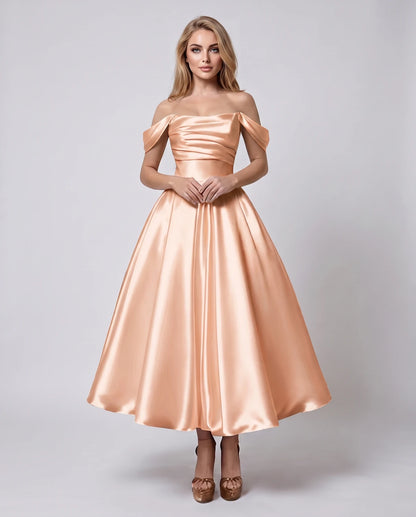 Marsanne Midi Dresses — Blush