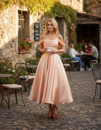 Marsanne Midi Dresses — Blush | SKU: RB-39dca0-blush-2,RB-39dca0-blush-4,RB-39dca0-blush-6,RB-39dca0-blush-8,RB-39dca0-blush-10,RB-39dca0-blush-12,RB-39dca0-blush-14,RB-39dca0-blush-16,RB-39dca0-blush-16W,RB-39dca0-blush-18W,RB-39dca0-blush-20W,RB-39dca0-blush-22W
