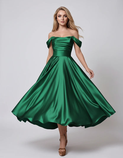 Marsanne Midi Dresses — Dark Green | SKU: RB-39dca0-darkgr94-2,RB-39dca0-darkgr94-4,RB-39dca0-darkgr94-6,RB-39dca0-darkgr94-8,RB-39dca0-darkgr94-10,RB-39dca0-darkgr94-12,RB-39dca0-darkgr94-14,RB-39dca0-darkgr94-16,RB-39dca0-darkgr94-16W,RB-39dca0-darkgr94-18W,RB-39dca0-darkgr94-20W,RB-39dca0-darkgr94-22W