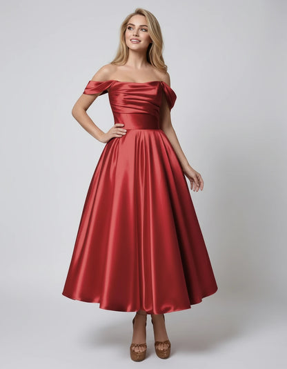 Marsanne Midi Dresses — Red | SKU: RB-39dca0-red-2,RB-39dca0-red-4,RB-39dca0-red-6,RB-39dca0-red-8,RB-39dca0-red-10,RB-39dca0-red-12,RB-39dca0-red-14,RB-39dca0-red-16,RB-39dca0-red-16W,RB-39dca0-red-18W,RB-39dca0-red-20W,RB-39dca0-red-22W