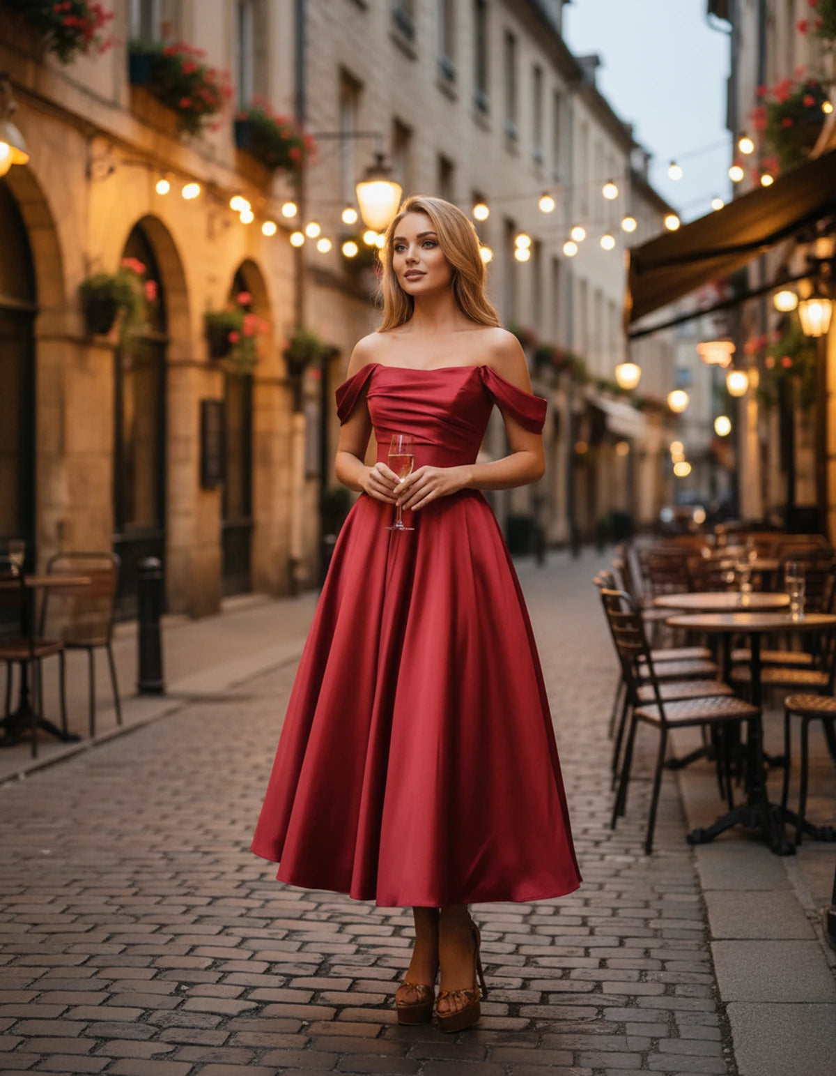 Marsanne Midi Dresses — Red | SKU: RB-39dca0-red-2,RB-39dca0-red-4,RB-39dca0-red-6,RB-39dca0-red-8,RB-39dca0-red-10,RB-39dca0-red-12,RB-39dca0-red-14,RB-39dca0-red-16,RB-39dca0-red-16W,RB-39dca0-red-18W,RB-39dca0-red-20W,RB-39dca0-red-22W