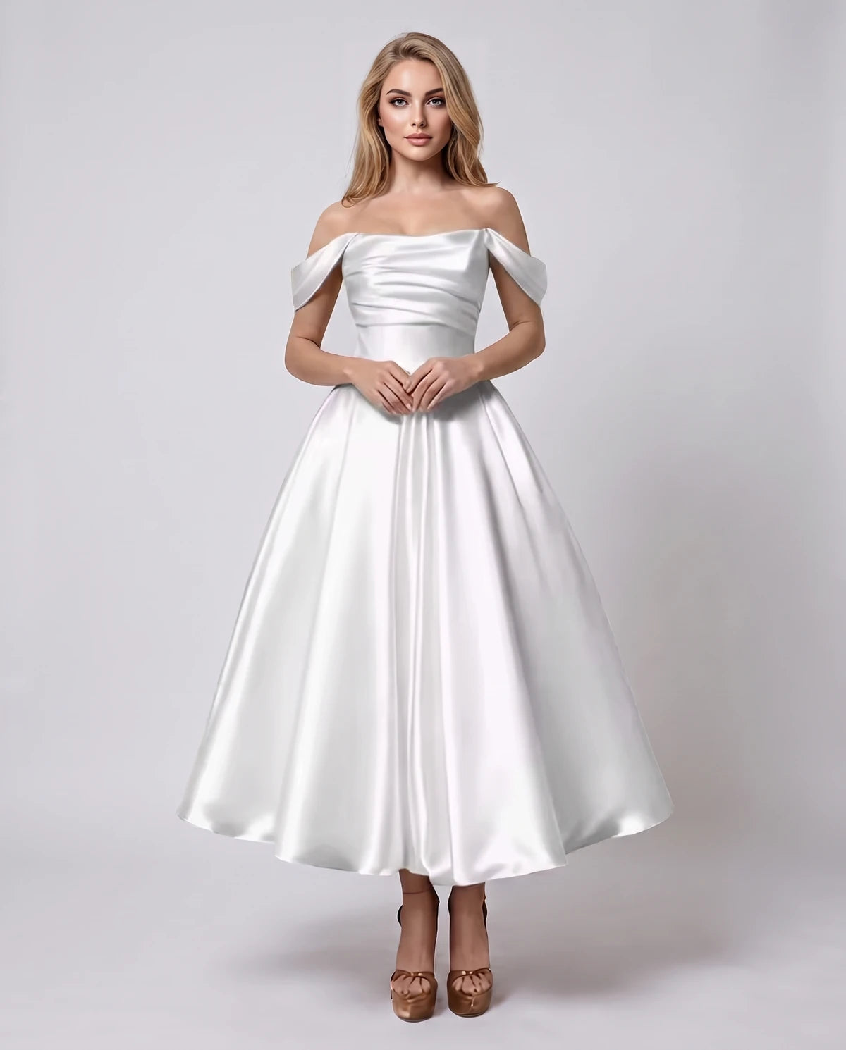 Marsanne Midi Dresses — White