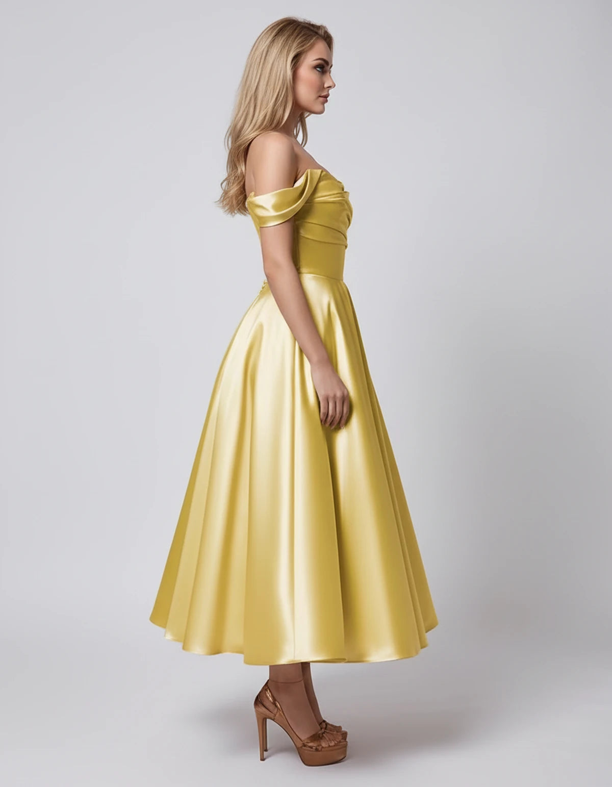 Marsanne Midi Dresses — Yellow | SKU: RB-39dca0-yellow-2,RB-39dca0-yellow-4,RB-39dca0-yellow-6,RB-39dca0-yellow-8,RB-39dca0-yellow-10,RB-39dca0-yellow-12,RB-39dca0-yellow-14,RB-39dca0-yellow-16,RB-39dca0-yellow-16W,RB-39dca0-yellow-18W,RB-39dca0-yellow-20W,RB-39dca0-yellow-22W