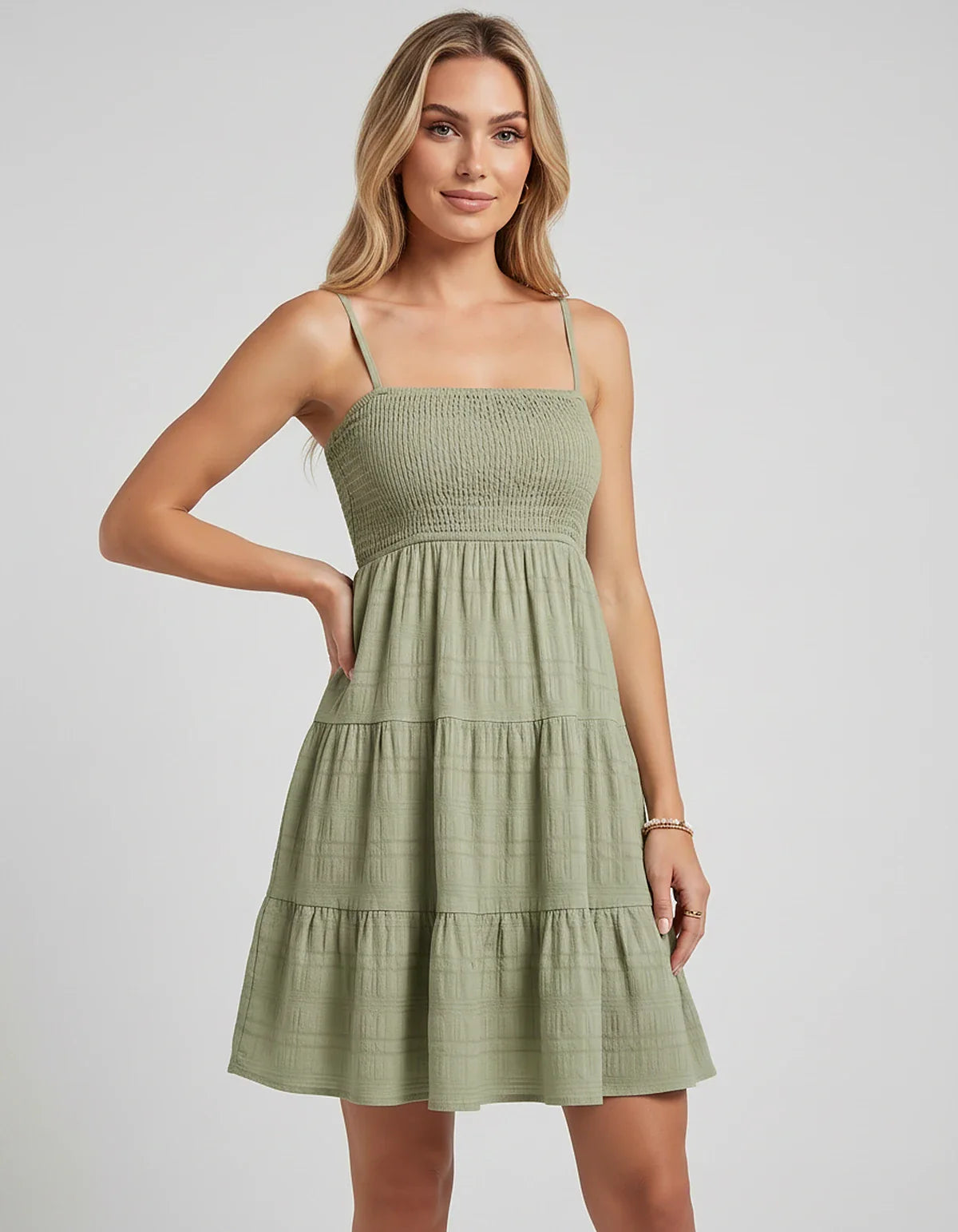 Textured Polyester Sleeveless Square Neck A-Line Mini Dress for Party, Cocktail, Evening, Summer Vacation & Wedding Guest Eve | SKU: MMD-483920174615208-BLUE-L,MMD-483920174615208-BLUE-M,MMD-483920174615208-BLUE-S,MMD-483920174615208-BLUE-XL,MMD-483920174615208-BLUE-XS