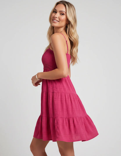 Textured Polyester Sleeveless Square Neck A-Line Mini Dress for Party, Cocktail, Evening, Summer Vacation & Wedding Guest Eve | SKU: MMD-483920174615208-BLUE-L,MMD-483920174615208-BLUE-M,MMD-483920174615208-BLUE-S,MMD-483920174615208-BLUE-XL,MMD-483920174615208-BLUE-XS
