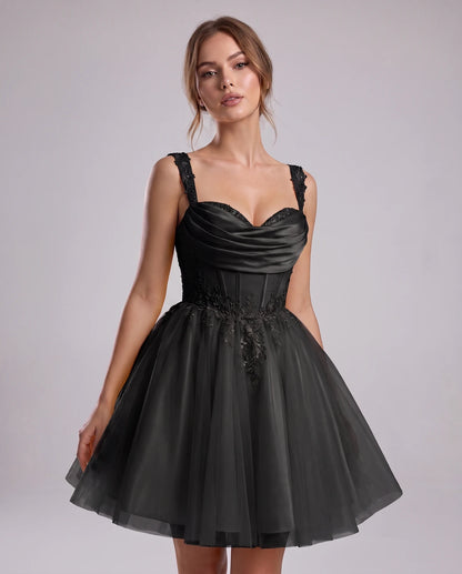 Mayfair Midi Dresses — Black