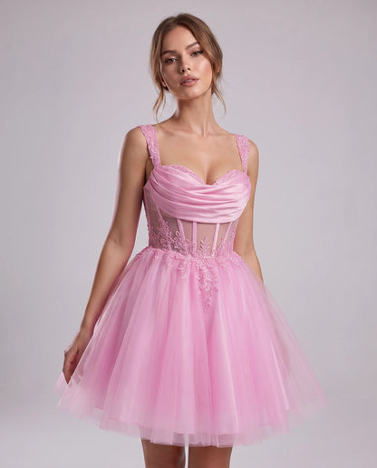 Mayfair Midi Dresses — Pink