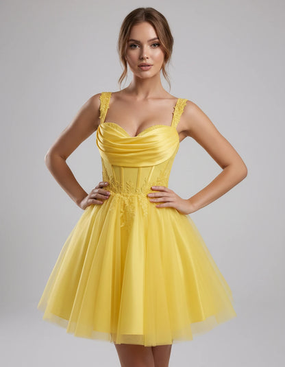 Mayfair Midi Dresses — Yellow | SKU: RB-80c0b3-yellow-2,RB-80c0b3-yellow-4,RB-80c0b3-yellow-6,RB-80c0b3-yellow-8,RB-80c0b3-yellow-10,RB-80c0b3-yellow-12,RB-80c0b3-yellow-14,RB-80c0b3-yellow-16,RB-80c0b3-yellow-16W,RB-80c0b3-yellow-18W,RB-80c0b3-yellow-20W,RB-80c0b3-yellow-22W
