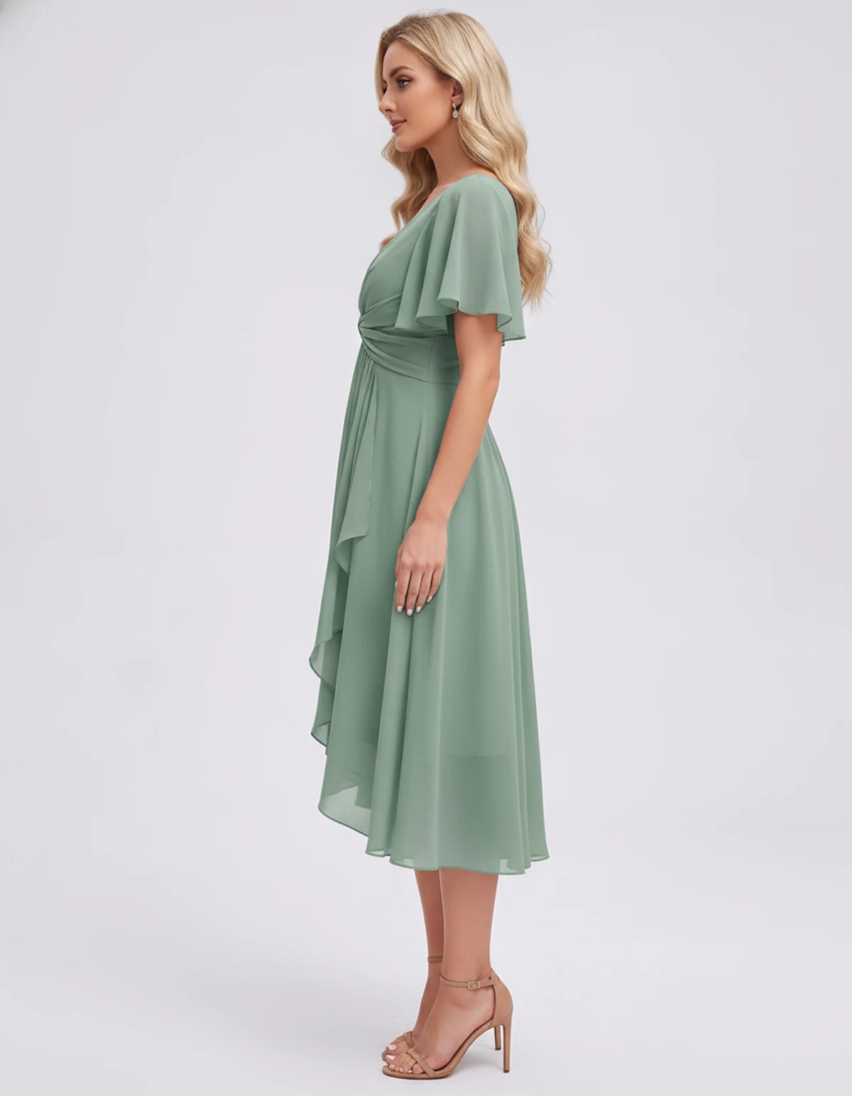 Maylis Midi Dresses — Eucalyptus | SKU: RB-cd26cb-eucaly4d-2,RB-cd26cb-eucaly4d-4,RB-cd26cb-eucaly4d-6,RB-cd26cb-eucaly4d-8,RB-cd26cb-eucaly4d-10,RB-cd26cb-eucaly4d-12,RB-cd26cb-eucaly4d-14,RB-cd26cb-eucaly4d-16,RB-cd26cb-eucaly4d-16W,RB-cd26cb-eucaly4d-18W,RB-cd26cb-eucaly4d-20W,RB-cd26cb-eucaly4d-22W
