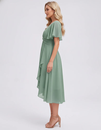 Maylis Midi Dresses — Eucalyptus | SKU: RB-cd26cb-eucaly4d-2,RB-cd26cb-eucaly4d-4,RB-cd26cb-eucaly4d-6,RB-cd26cb-eucaly4d-8,RB-cd26cb-eucaly4d-10,RB-cd26cb-eucaly4d-12,RB-cd26cb-eucaly4d-14,RB-cd26cb-eucaly4d-16,RB-cd26cb-eucaly4d-16W,RB-cd26cb-eucaly4d-18W,RB-cd26cb-eucaly4d-20W,RB-cd26cb-eucaly4d-22W
