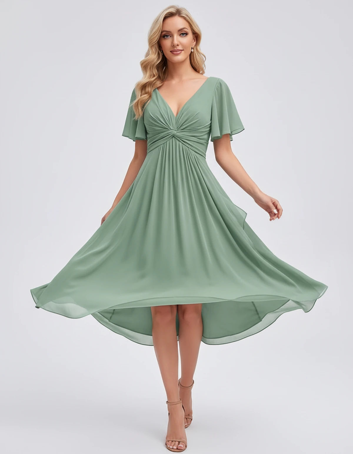 Maylis Midi Dresses — Eucalyptus | SKU: RB-cd26cb-eucaly4d-2,RB-cd26cb-eucaly4d-4,RB-cd26cb-eucaly4d-6,RB-cd26cb-eucaly4d-8,RB-cd26cb-eucaly4d-10,RB-cd26cb-eucaly4d-12,RB-cd26cb-eucaly4d-14,RB-cd26cb-eucaly4d-16,RB-cd26cb-eucaly4d-16W,RB-cd26cb-eucaly4d-18W,RB-cd26cb-eucaly4d-20W,RB-cd26cb-eucaly4d-22W