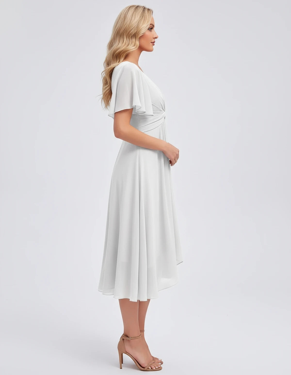 Maylis Midi Dresses — White | SKU: RB-cd26cb-white-2,RB-cd26cb-white-4,RB-cd26cb-white-6,RB-cd26cb-white-8,RB-cd26cb-white-10,RB-cd26cb-white-12,RB-cd26cb-white-14,RB-cd26cb-white-16,RB-cd26cb-white-16W,RB-cd26cb-white-18W,RB-cd26cb-white-20W,RB-cd26cb-white-22W