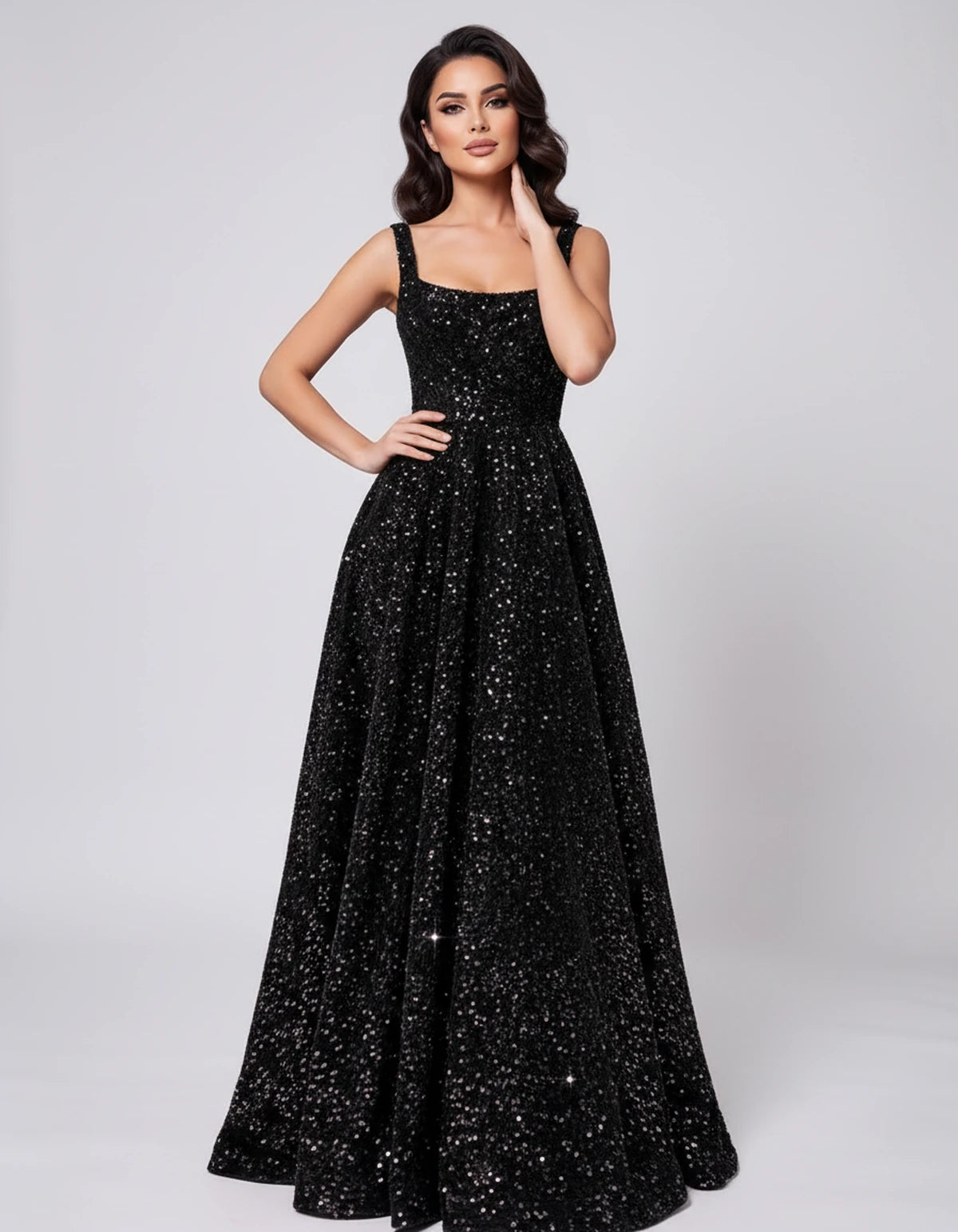 Melantha Maxi Dresses — Black | SKU: RB-d1197a-black-2,RB-d1197a-black-4,RB-d1197a-black-6,RB-d1197a-black-8,RB-d1197a-black-10,RB-d1197a-black-12,RB-d1197a-black-14,RB-d1197a-black-16,RB-d1197a-black-16W,RB-d1197a-black-18W,RB-d1197a-black-20W,RB-d1197a-black-22W