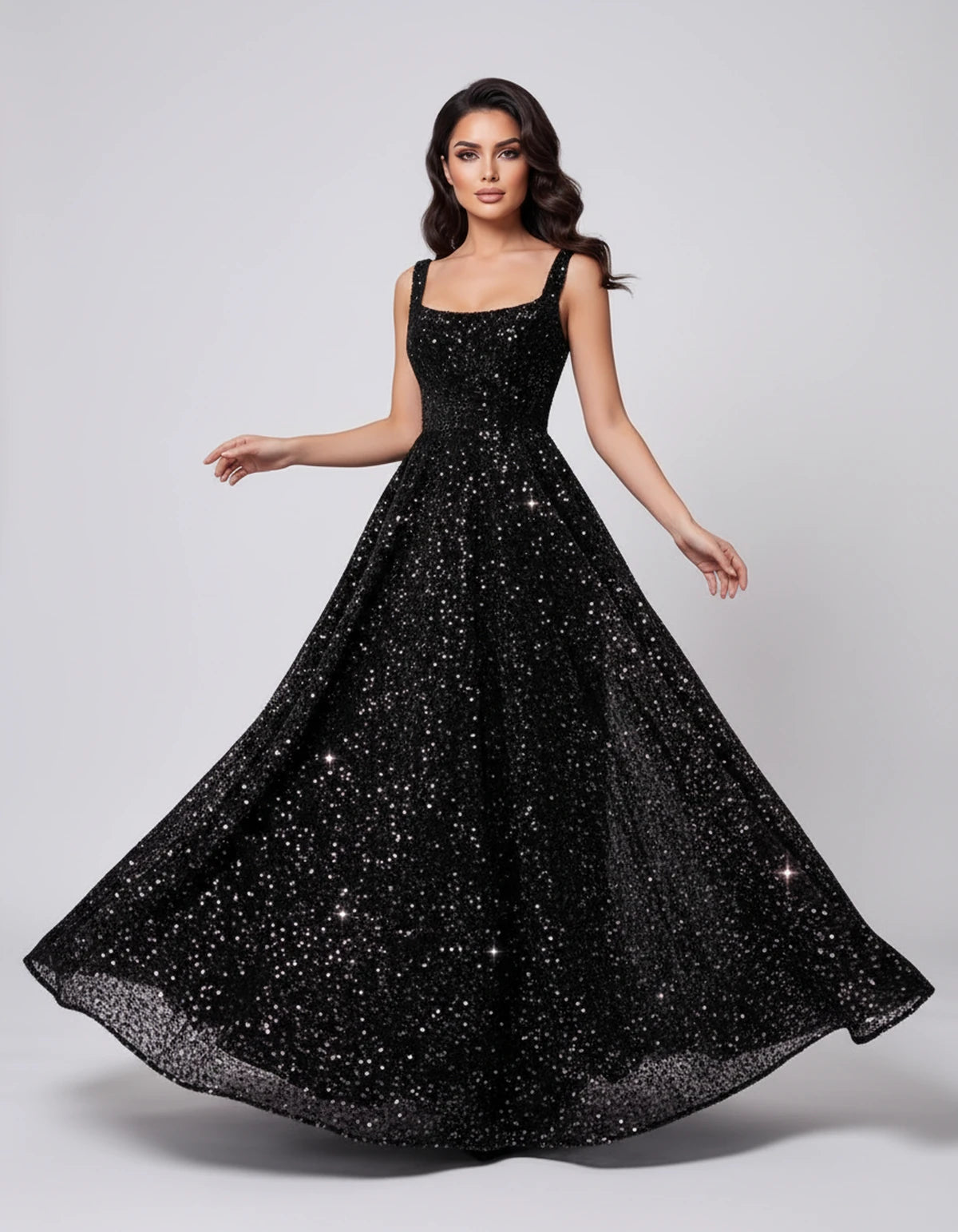 Melantha Maxi Dresses — Black | SKU: RB-d1197a-black-2,RB-d1197a-black-4,RB-d1197a-black-6,RB-d1197a-black-8,RB-d1197a-black-10,RB-d1197a-black-12,RB-d1197a-black-14,RB-d1197a-black-16,RB-d1197a-black-16W,RB-d1197a-black-18W,RB-d1197a-black-20W,RB-d1197a-black-22W