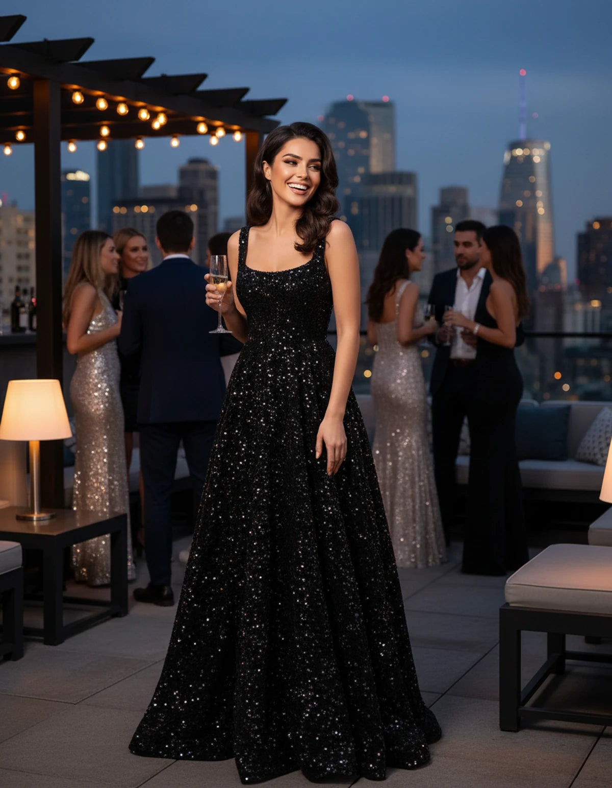Melantha Maxi Dresses — Black | SKU: RB-d1197a-black-2,RB-d1197a-black-4,RB-d1197a-black-6,RB-d1197a-black-8,RB-d1197a-black-10,RB-d1197a-black-12,RB-d1197a-black-14,RB-d1197a-black-16,RB-d1197a-black-16W,RB-d1197a-black-18W,RB-d1197a-black-20W,RB-d1197a-black-22W