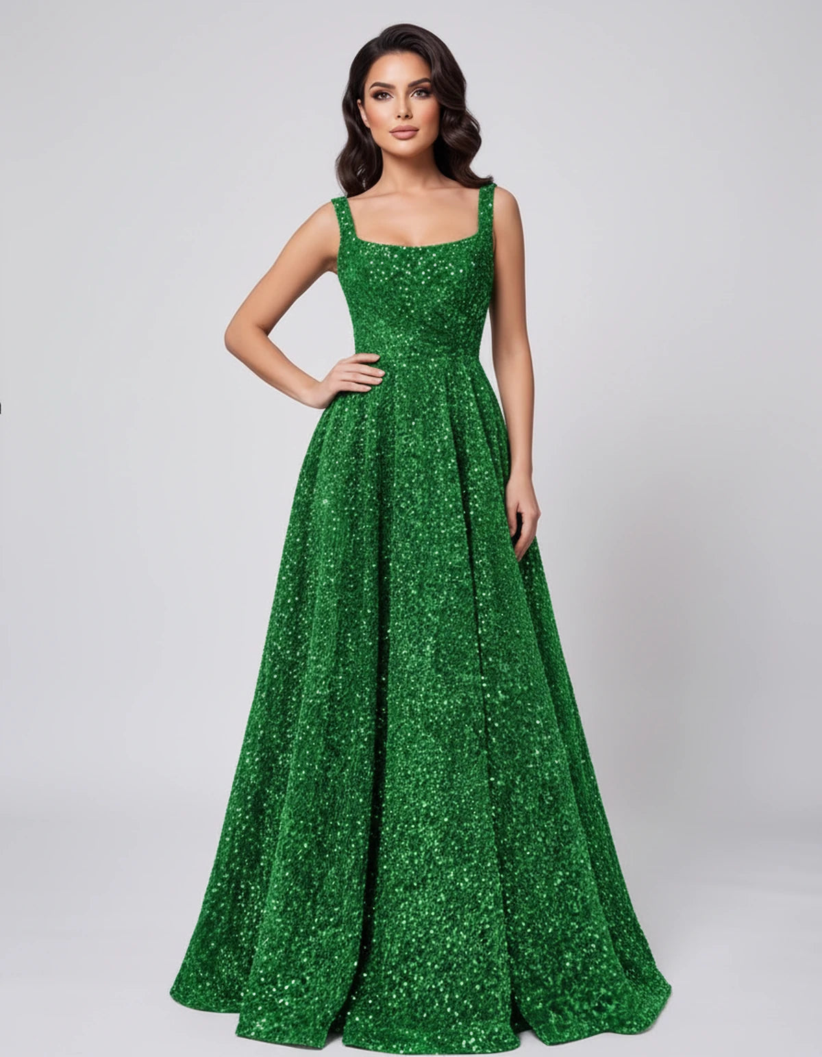 Melantha Maxi Dresses — Green | SKU: RB-d1197a-green-2,RB-d1197a-green-4,RB-d1197a-green-6,RB-d1197a-green-8,RB-d1197a-green-10,RB-d1197a-green-12,RB-d1197a-green-14,RB-d1197a-green-16,RB-d1197a-green-16W,RB-d1197a-green-18W,RB-d1197a-green-20W,RB-d1197a-green-22W