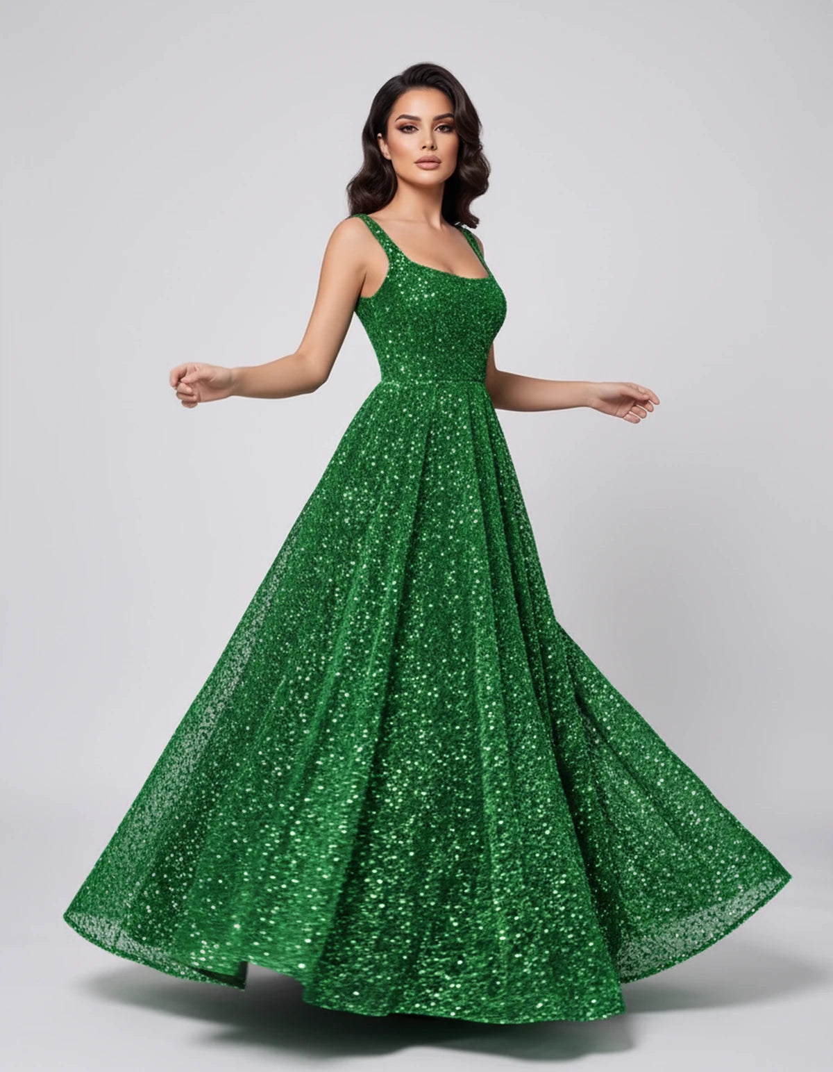 Melantha Maxi Dresses — Green | SKU: RB-d1197a-green-2,RB-d1197a-green-4,RB-d1197a-green-6,RB-d1197a-green-8,RB-d1197a-green-10,RB-d1197a-green-12,RB-d1197a-green-14,RB-d1197a-green-16,RB-d1197a-green-16W,RB-d1197a-green-18W,RB-d1197a-green-20W,RB-d1197a-green-22W