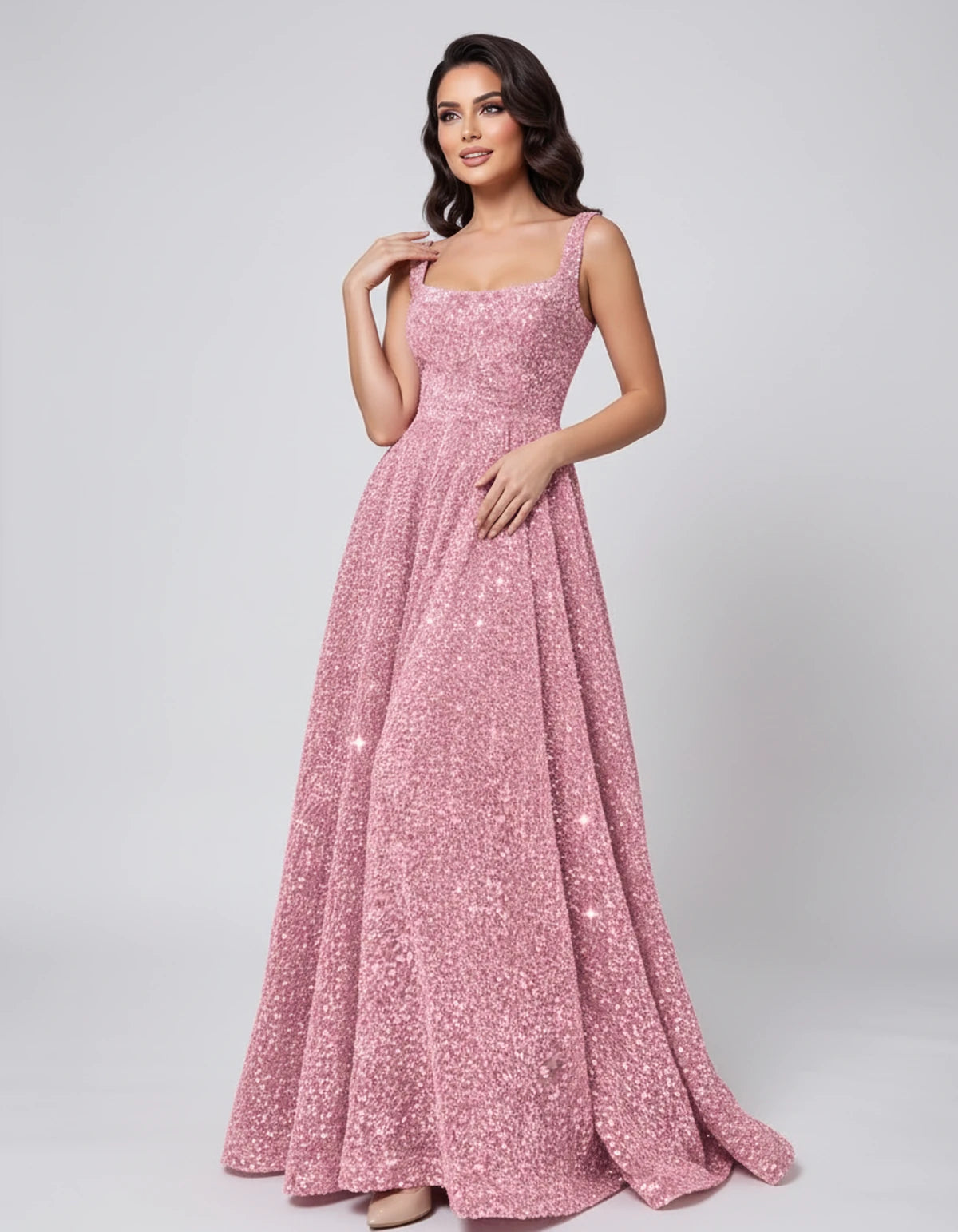 Melantha Maxi Dresses — Pink | SKU: RB-d1197a-pink-2,RB-d1197a-pink-4,RB-d1197a-pink-6,RB-d1197a-pink-8,RB-d1197a-pink-10,RB-d1197a-pink-12,RB-d1197a-pink-14,RB-d1197a-pink-16,RB-d1197a-pink-16W,RB-d1197a-pink-18W,RB-d1197a-pink-20W,RB-d1197a-pink-22W