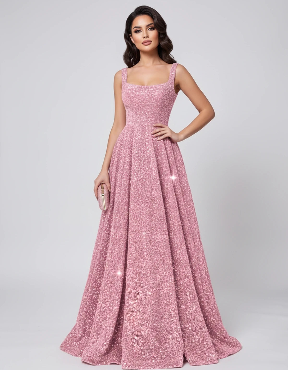 Melantha Maxi Dresses — Pink | SKU: RB-d1197a-pink-2,RB-d1197a-pink-4,RB-d1197a-pink-6,RB-d1197a-pink-8,RB-d1197a-pink-10,RB-d1197a-pink-12,RB-d1197a-pink-14,RB-d1197a-pink-16,RB-d1197a-pink-16W,RB-d1197a-pink-18W,RB-d1197a-pink-20W,RB-d1197a-pink-22W