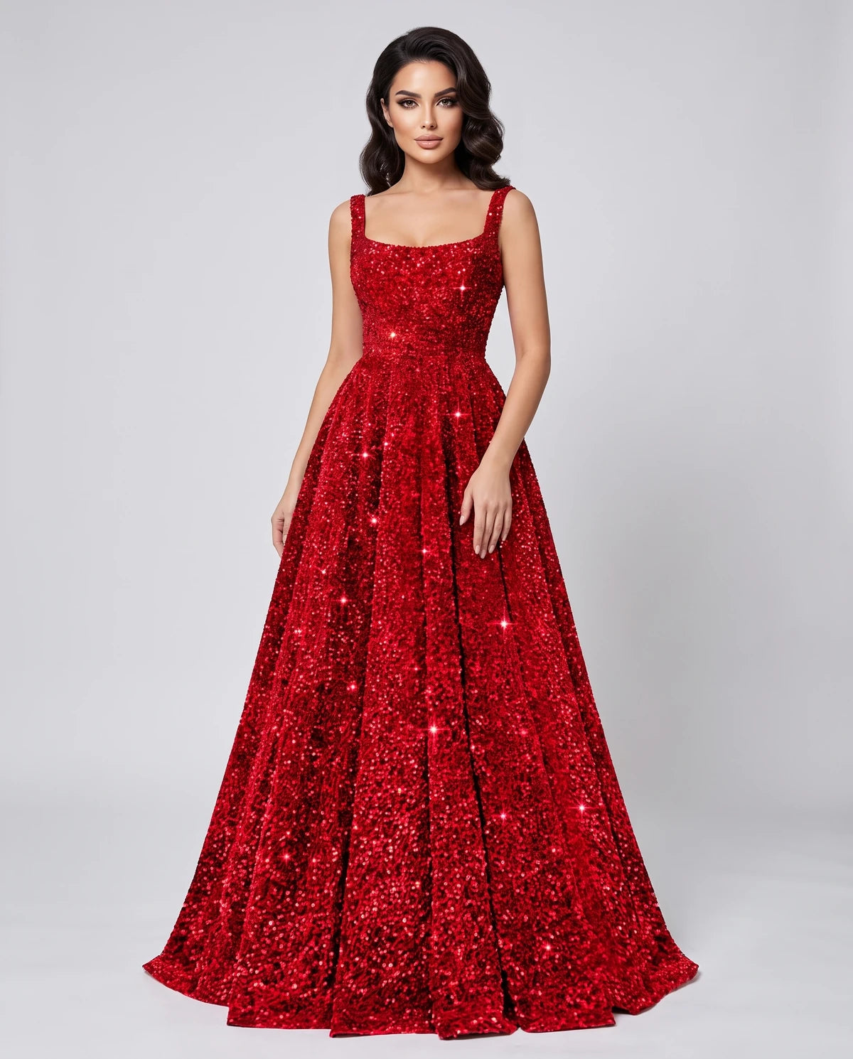 Melantha Maxi Dresses — Red