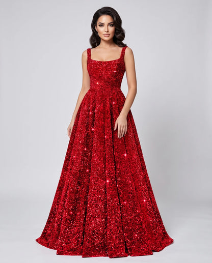 Melantha Maxi Dresses — Red