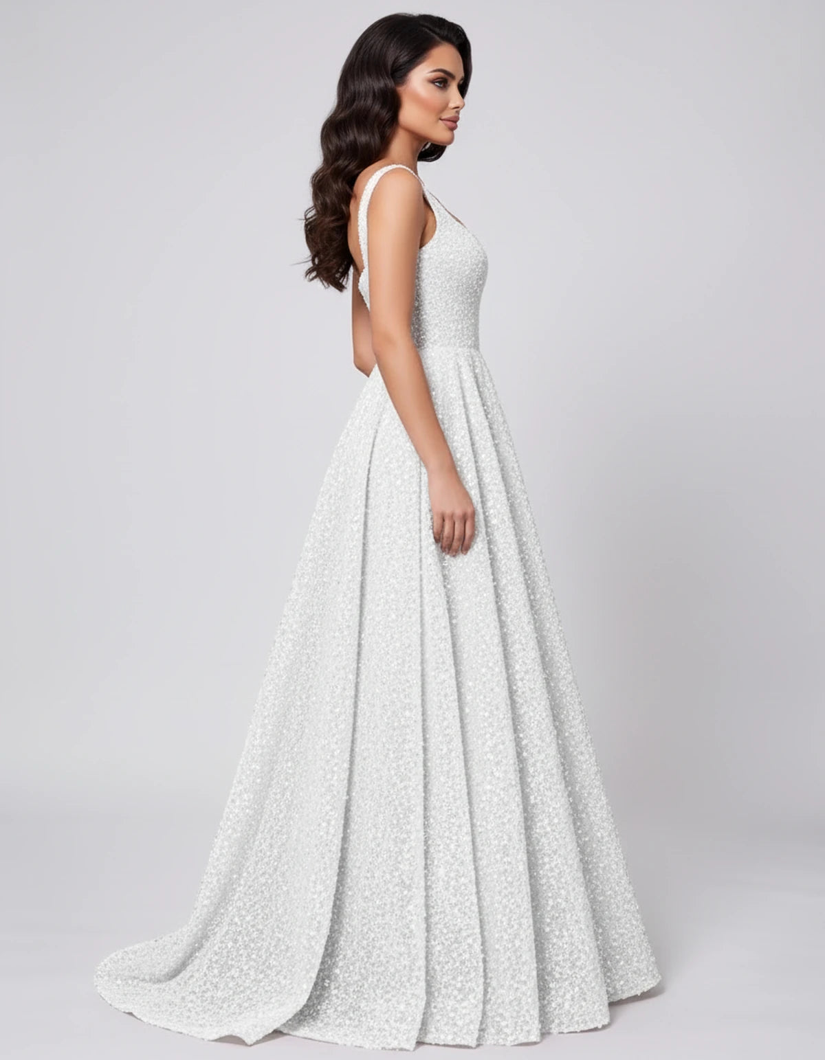 Melantha Maxi Dresses — White | SKU: RB-d1197a-white-2,RB-d1197a-white-4,RB-d1197a-white-6,RB-d1197a-white-8,RB-d1197a-white-10,RB-d1197a-white-12,RB-d1197a-white-14,RB-d1197a-white-16,RB-d1197a-white-16W,RB-d1197a-white-18W,RB-d1197a-white-20W,RB-d1197a-white-22W