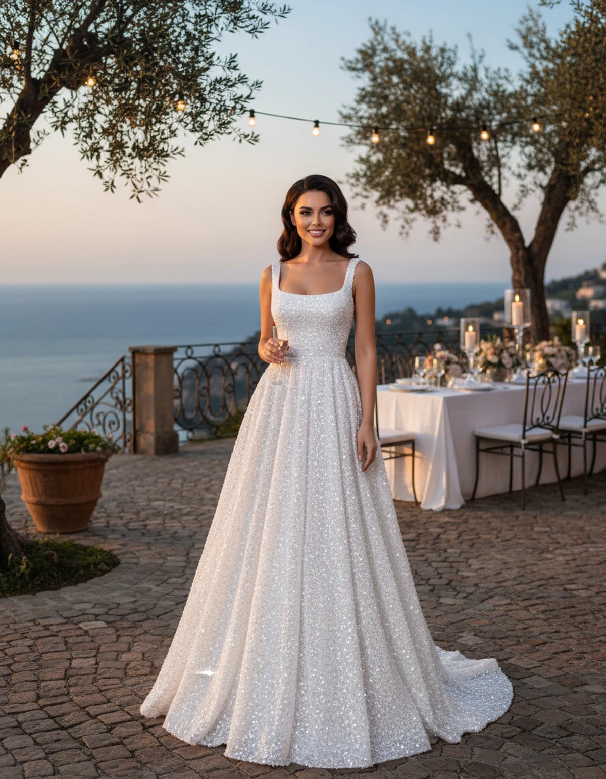 Melantha Maxi Dresses — White | SKU: RB-d1197a-white-2,RB-d1197a-white-4,RB-d1197a-white-6,RB-d1197a-white-8,RB-d1197a-white-10,RB-d1197a-white-12,RB-d1197a-white-14,RB-d1197a-white-16,RB-d1197a-white-16W,RB-d1197a-white-18W,RB-d1197a-white-20W,RB-d1197a-white-22W