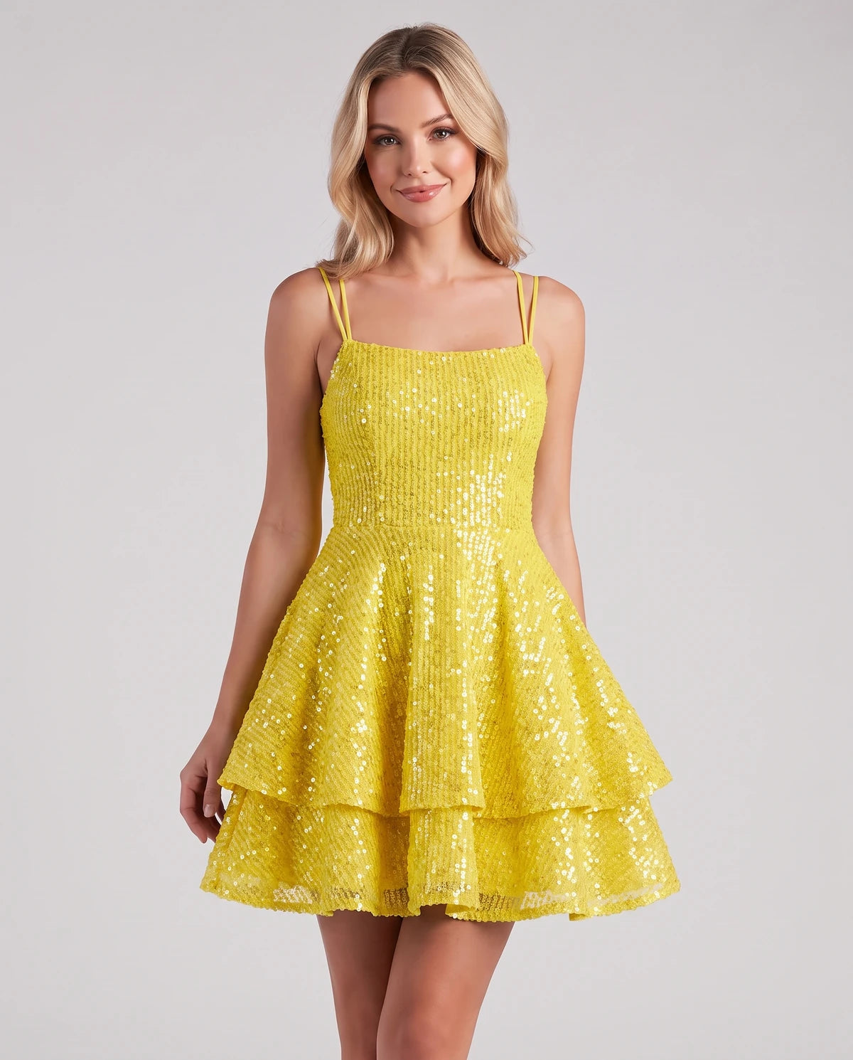 Melodie Mini Dresses — Yellow