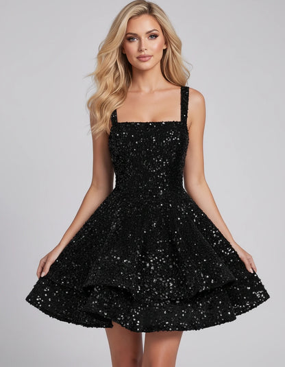 Menorca Mini Dresses — Black | SKU: RB-7ccb70-black-2,RB-7ccb70-black-4,RB-7ccb70-black-6,RB-7ccb70-black-8,RB-7ccb70-black-10,RB-7ccb70-black-12,RB-7ccb70-black-14,RB-7ccb70-black-16,RB-7ccb70-black-16W,RB-7ccb70-black-18W,RB-7ccb70-black-20W,RB-7ccb70-black-22W