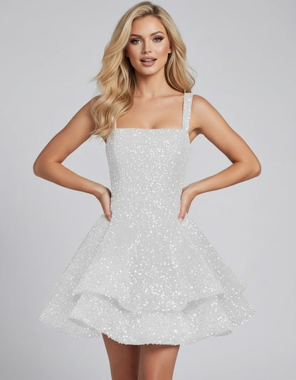 Menorca Mini Dresses — White | SKU: RB-7ccb70-white-2,RB-7ccb70-white-4,RB-7ccb70-white-6,RB-7ccb70-white-8,RB-7ccb70-white-10,RB-7ccb70-white-12,RB-7ccb70-white-14,RB-7ccb70-white-16,RB-7ccb70-white-16W,RB-7ccb70-white-18W,RB-7ccb70-white-20W,RB-7ccb70-white-22W