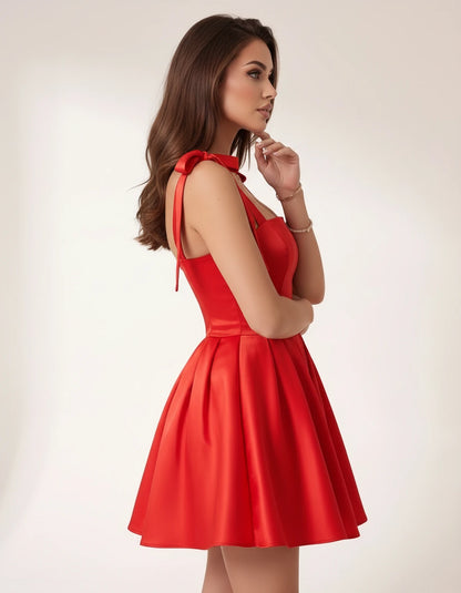 Messina Mini Dresses — Red | SKU: RB-182a6a-red-2,RB-182a6a-red-4,RB-182a6a-red-6,RB-182a6a-red-8,RB-182a6a-red-10,RB-182a6a-red-12,RB-182a6a-red-14,RB-182a6a-red-16,RB-182a6a-red-16W,RB-182a6a-red-18W,RB-182a6a-red-20W,RB-182a6a-red-22W