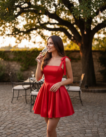 Messina Mini Dresses — Red | SKU: RB-182a6a-red-2,RB-182a6a-red-4,RB-182a6a-red-6,RB-182a6a-red-8,RB-182a6a-red-10,RB-182a6a-red-12,RB-182a6a-red-14,RB-182a6a-red-16,RB-182a6a-red-16W,RB-182a6a-red-18W,RB-182a6a-red-20W,RB-182a6a-red-22W