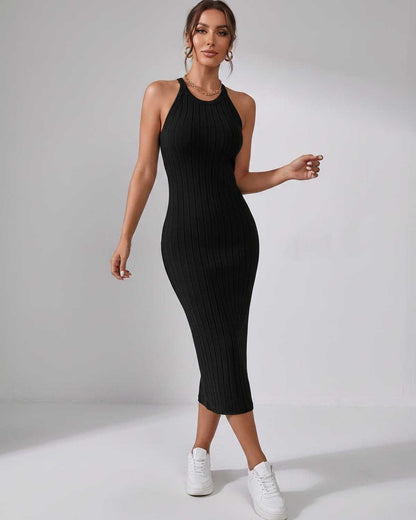 Ramblion Mia midi dress — crew neck neckline · styled view 12 · styled for cocktail season
