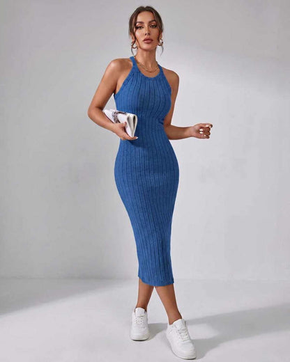 Ramblion Mia midi dress — crew neck neckline · styled view 15 · styled for cocktail season