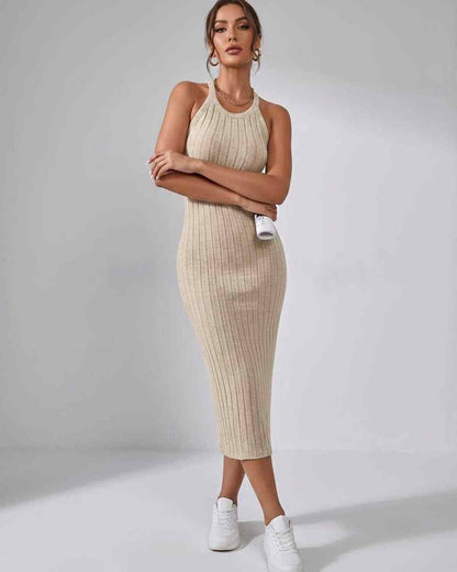 Ramblion Mia midi dress — crew neck neckline · styled view 31 · styled for cocktail season