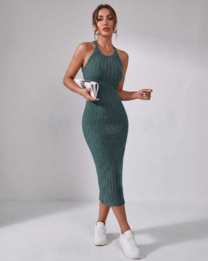 Ramblion Mia midi dress — crew neck neckline · styled view 43 · styled for cocktail season
