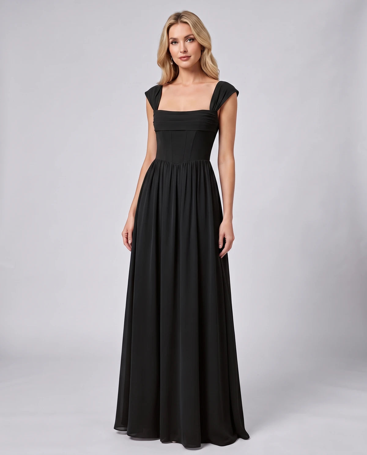 Michaela Maxi Dresses — Black
