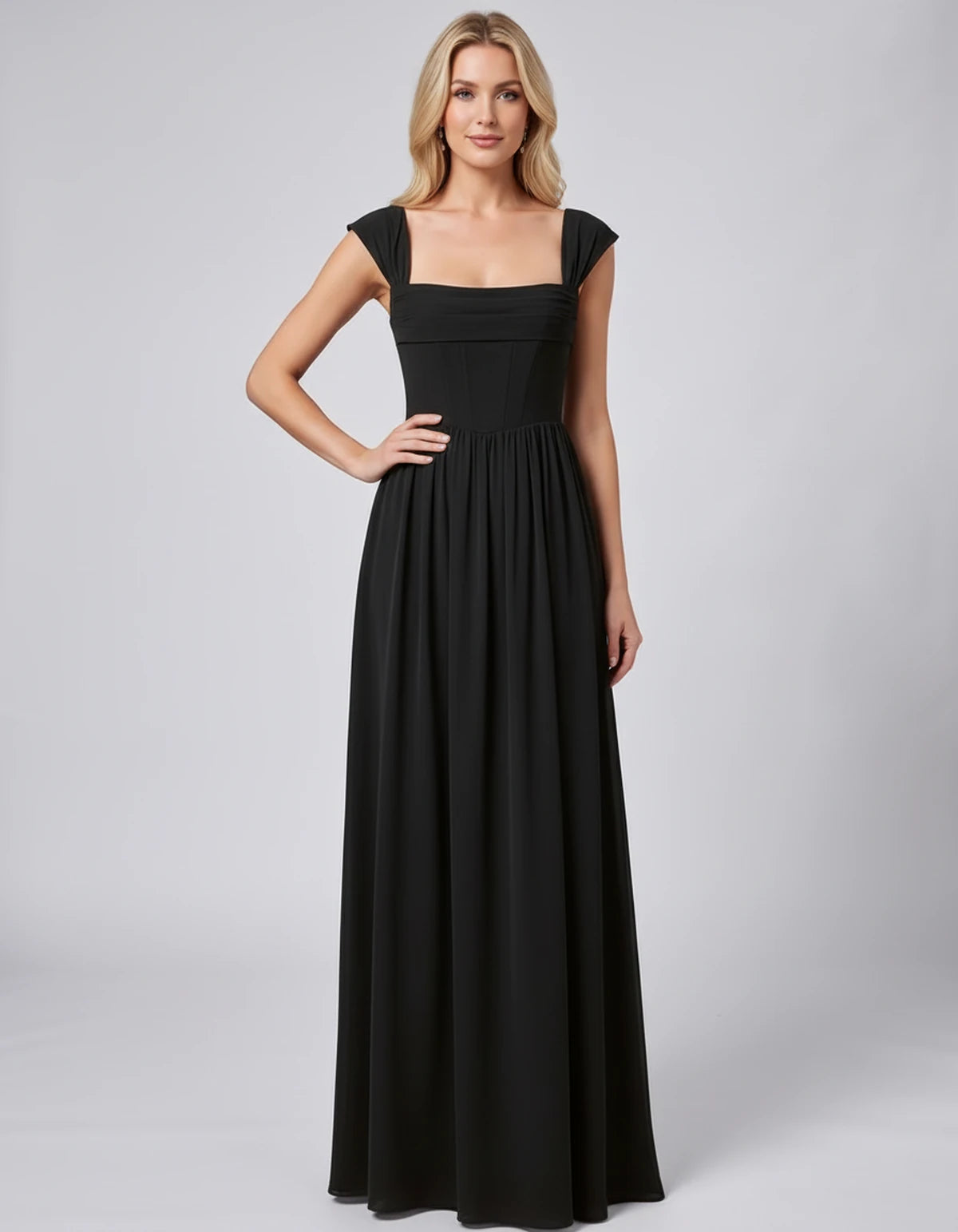 Michaela Maxi Dresses — Black | SKU: RB-933e6d-black-2,RB-933e6d-black-4,RB-933e6d-black-6,RB-933e6d-black-8,RB-933e6d-black-10,RB-933e6d-black-12,RB-933e6d-black-14,RB-933e6d-black-16,RB-933e6d-black-16W,RB-933e6d-black-18W,RB-933e6d-black-20W,RB-933e6d-black-22W