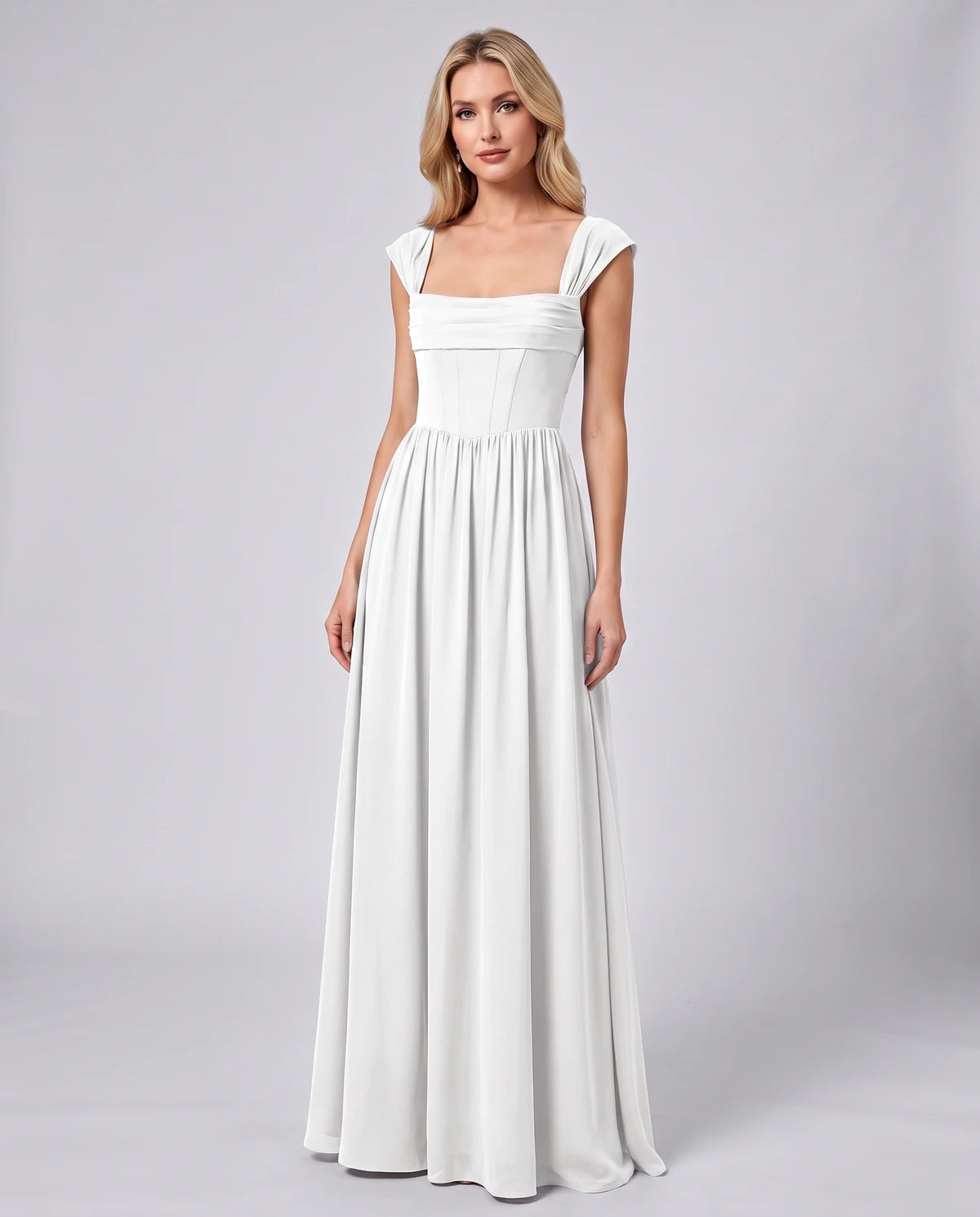 Michaela Maxi Dresses — White