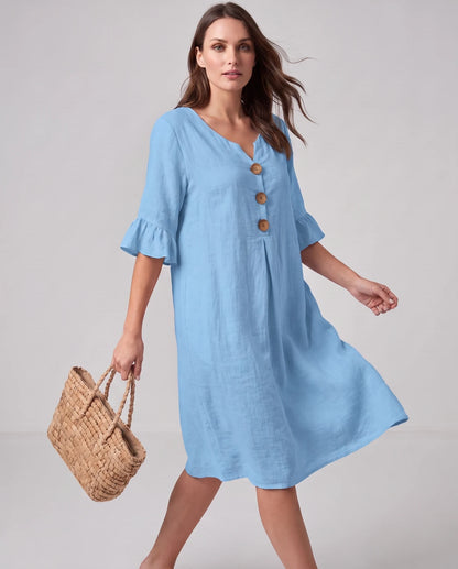 Mirabelle Midi Dresses — Sky Blue