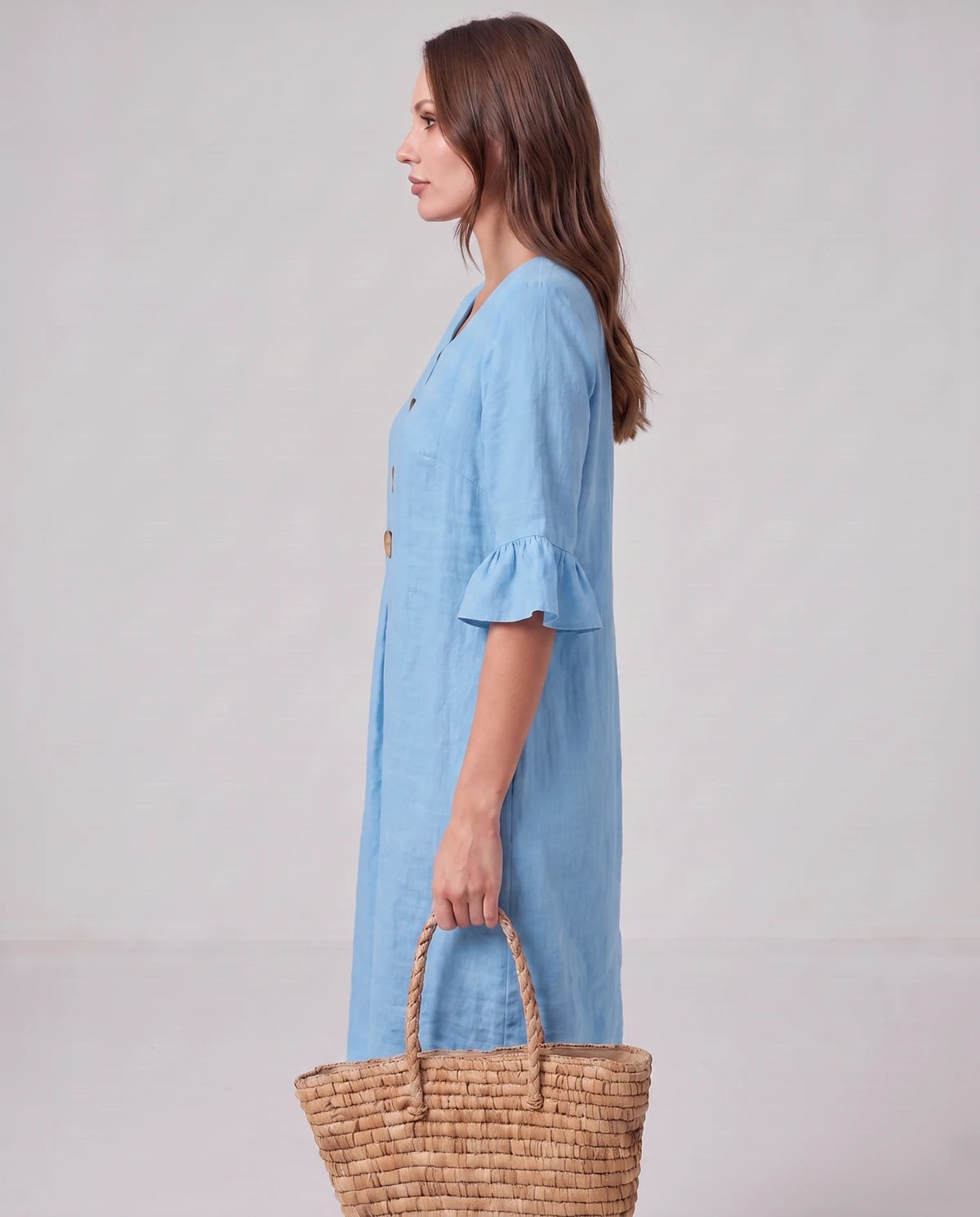 Mirabelle Midi Dresses — Sky Blue | SKU: RB-3c3d75-skyblue-XS,RB-3c3d75-skyblue-S,RB-3c3d75-skyblue-M,RB-3c3d75-skyblue-L,RB-3c3d75-skyblue-XL,RB-3c3d75-skyblue-2XL