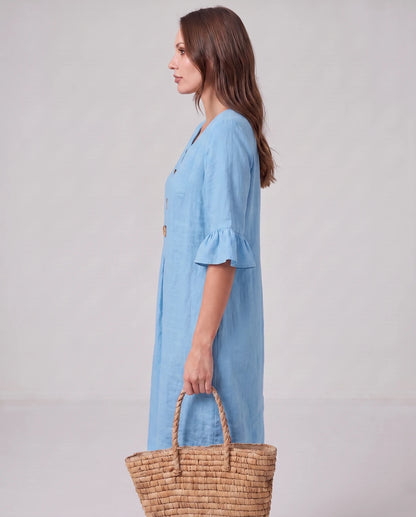 Mirabelle Midi Dresses — Sky Blue | SKU: RB-3c3d75-skyblue-XS,RB-3c3d75-skyblue-S,RB-3c3d75-skyblue-M,RB-3c3d75-skyblue-L,RB-3c3d75-skyblue-XL,RB-3c3d75-skyblue-2XL
