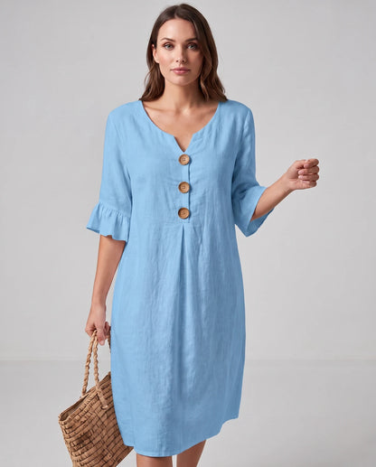 Mirabelle Midi Dresses — Sky Blue | SKU: RB-3c3d75-skyblue-XS,RB-3c3d75-skyblue-S,RB-3c3d75-skyblue-M,RB-3c3d75-skyblue-L,RB-3c3d75-skyblue-XL,RB-3c3d75-skyblue-2XL