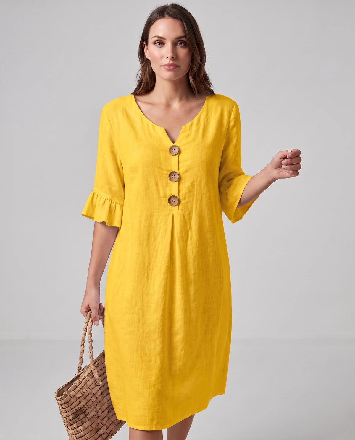 Mirabelle Midi Dresses — Yellow