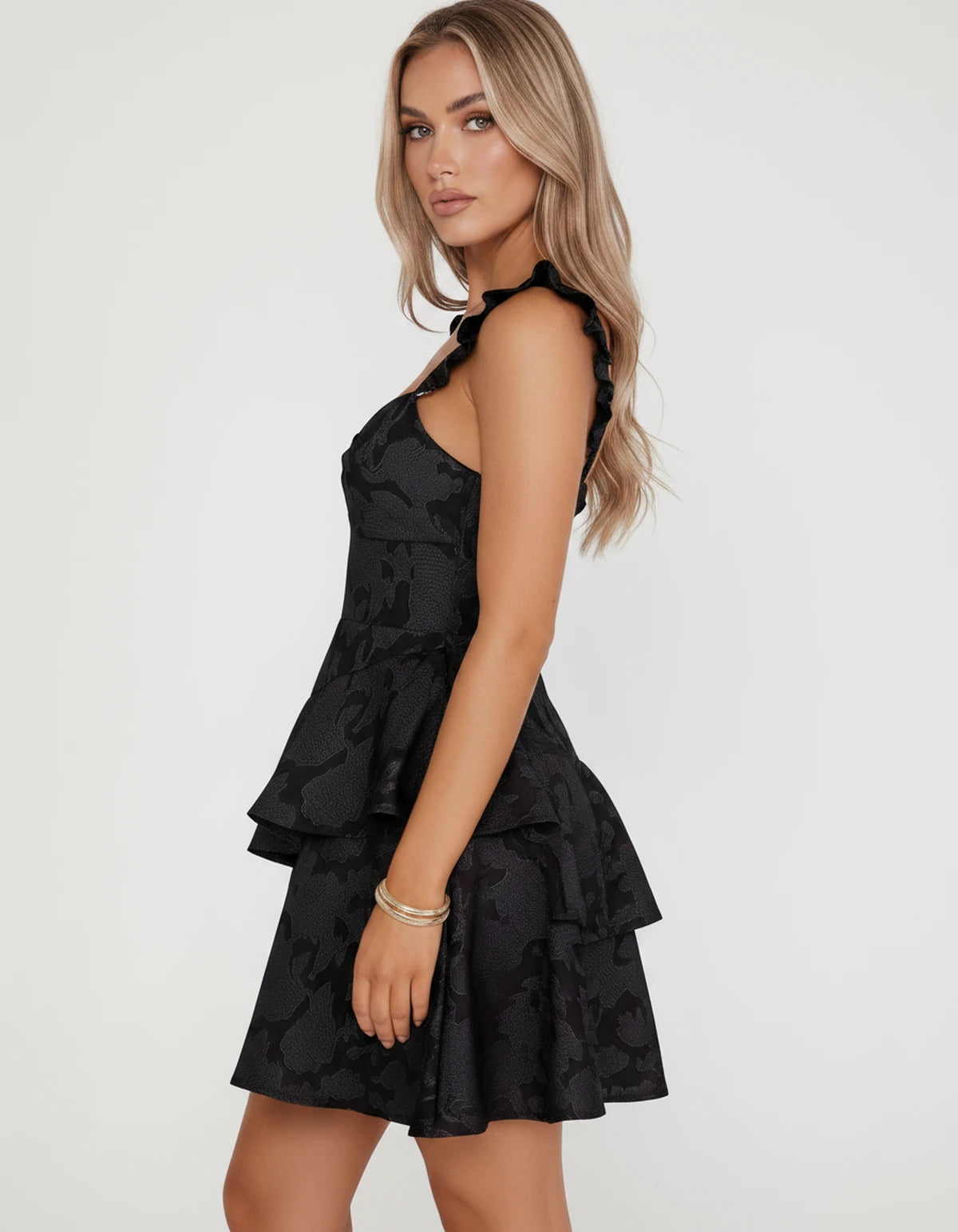 Mirielle Mini Dresses — Black | SKU: RB-2ac806-black-2,RB-2ac806-black-4,RB-2ac806-black-6,RB-2ac806-black-8,RB-2ac806-black-10,RB-2ac806-black-12,RB-2ac806-black-14,RB-2ac806-black-16,RB-2ac806-black-16W,RB-2ac806-black-18W,RB-2ac806-black-20W,RB-2ac806-black-22W