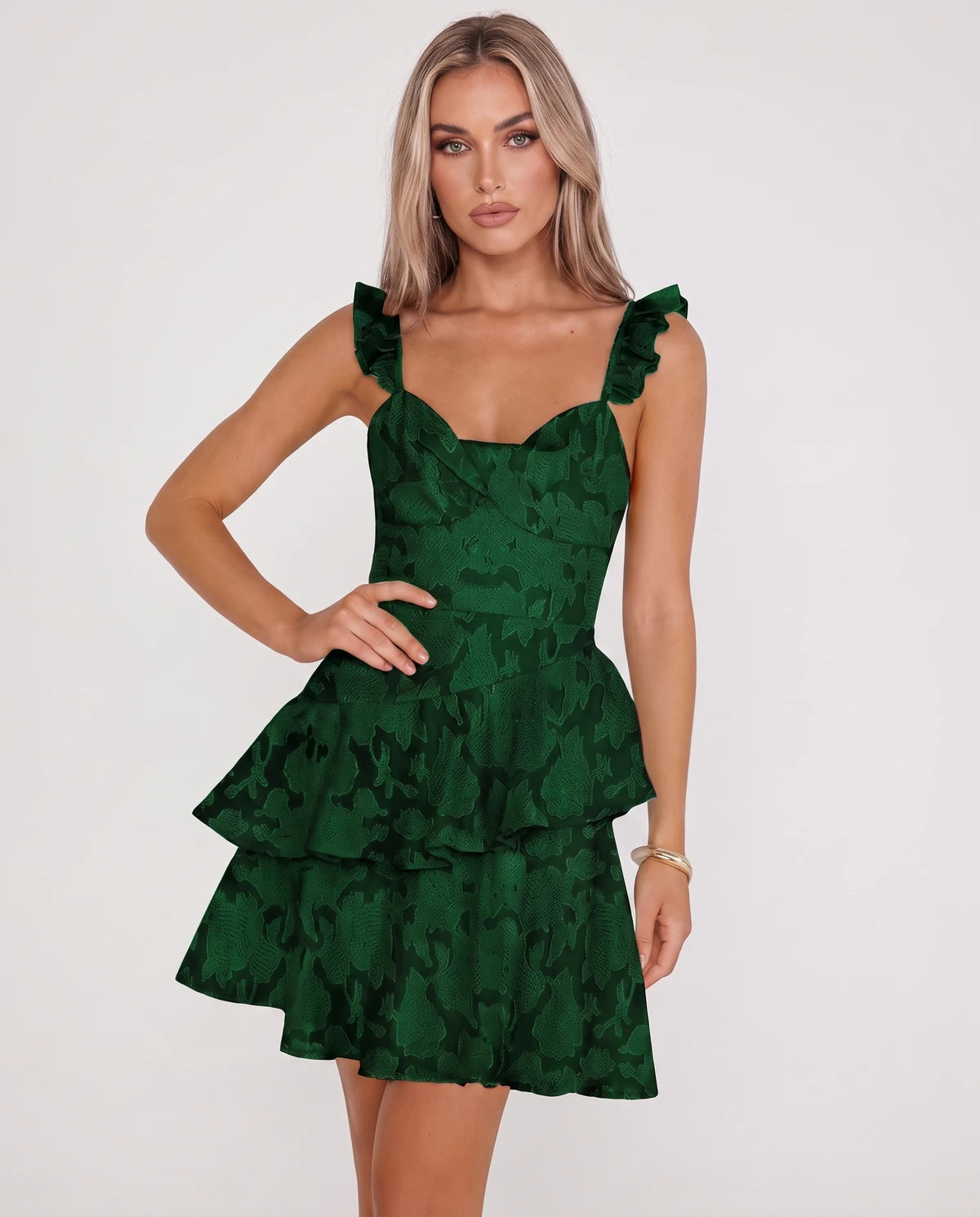 Mirielle Mini Dresses — Emerald