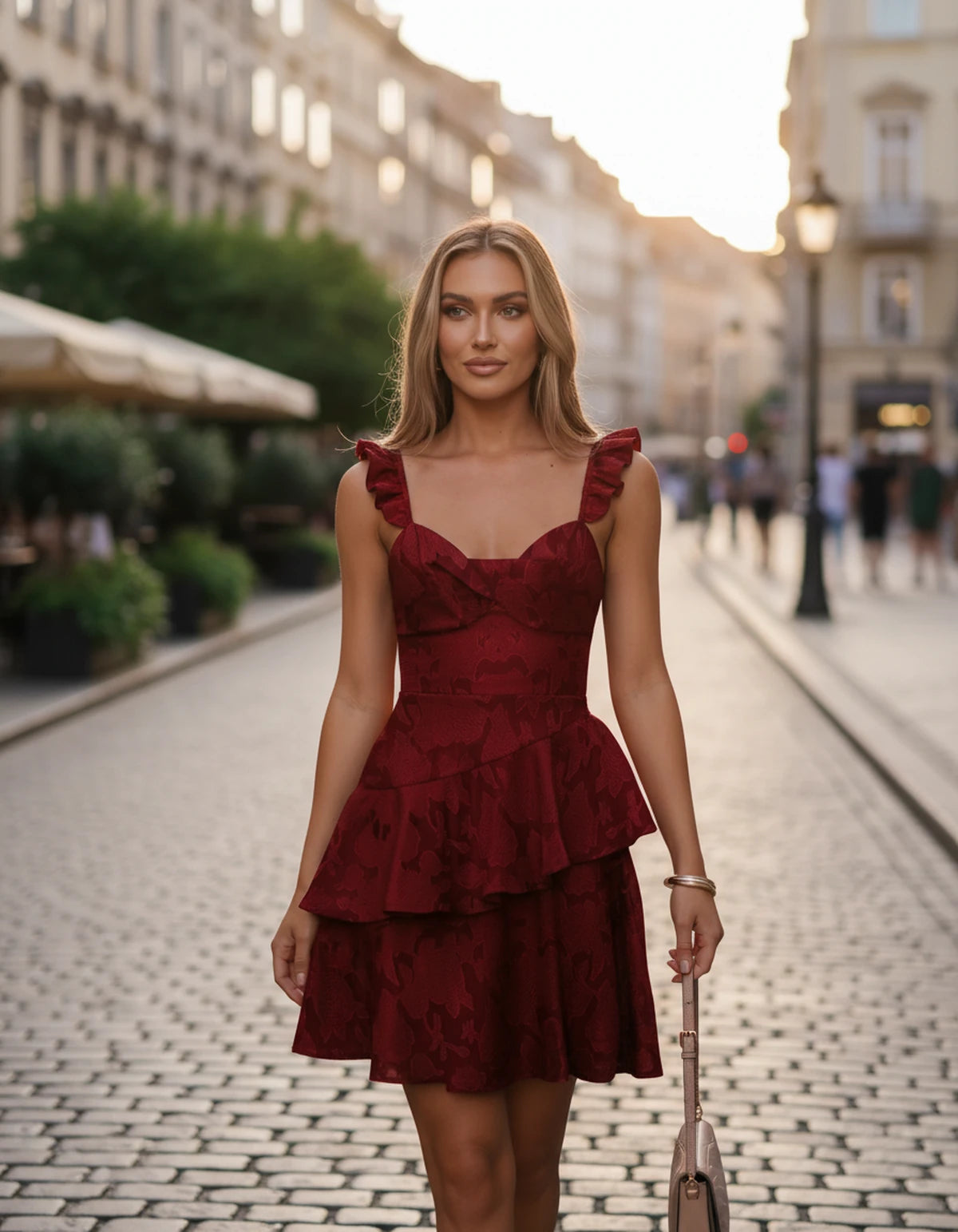 Mirielle Mini Dresses — Red | SKU: RB-2ac806-red-2,RB-2ac806-red-4,RB-2ac806-red-6,RB-2ac806-red-8,RB-2ac806-red-10,RB-2ac806-red-12,RB-2ac806-red-14,RB-2ac806-red-16,RB-2ac806-red-16W,RB-2ac806-red-18W,RB-2ac806-red-20W,RB-2ac806-red-22W
